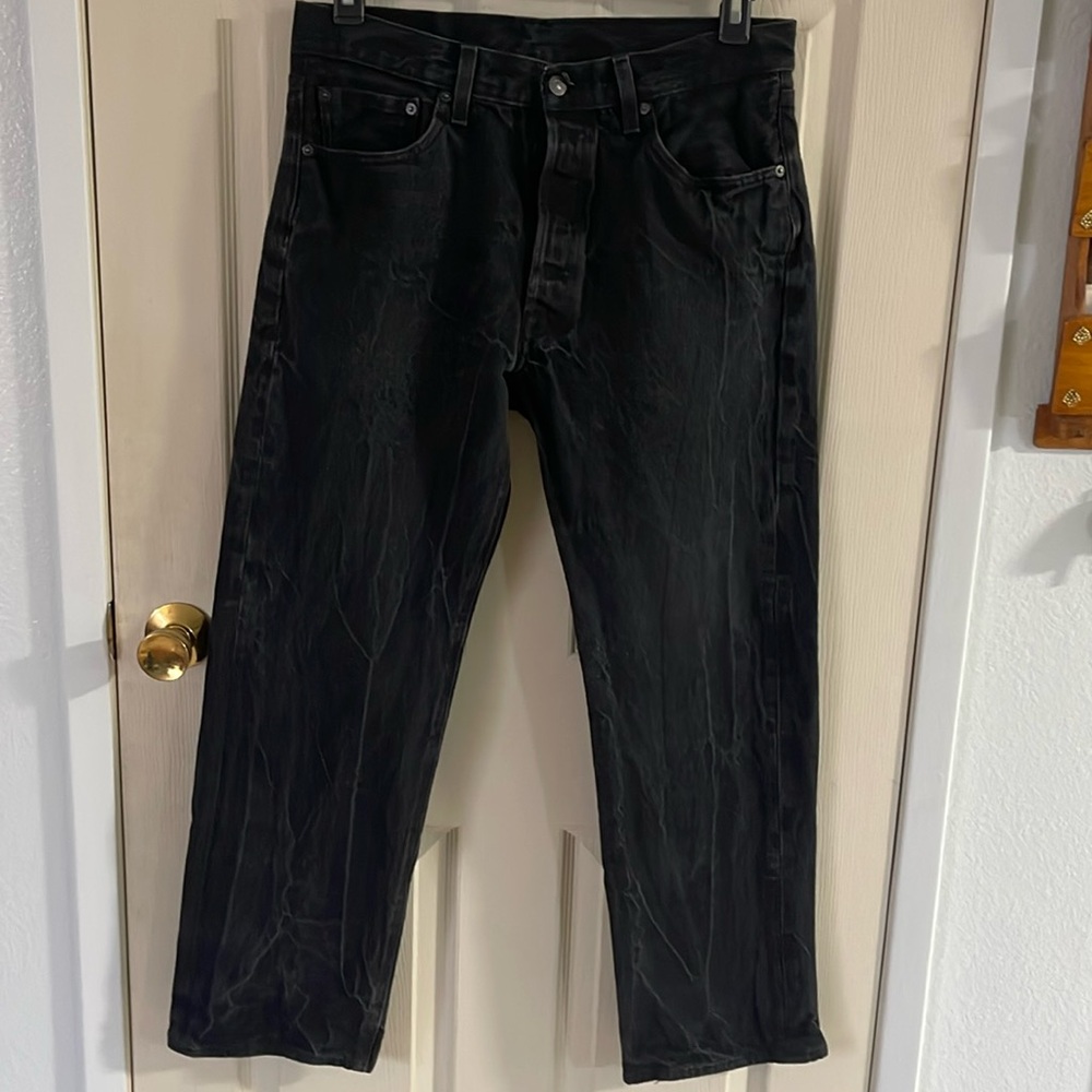 Levi’s 501 black straight men’s 34x32 fit 33x30
